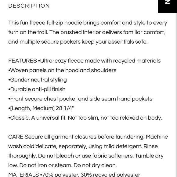 NEW Men’s Eddie Bauer x Homme Femme Collab Fleece Outback Blue Hoodie Jacket NWT - Picture 13 of 14